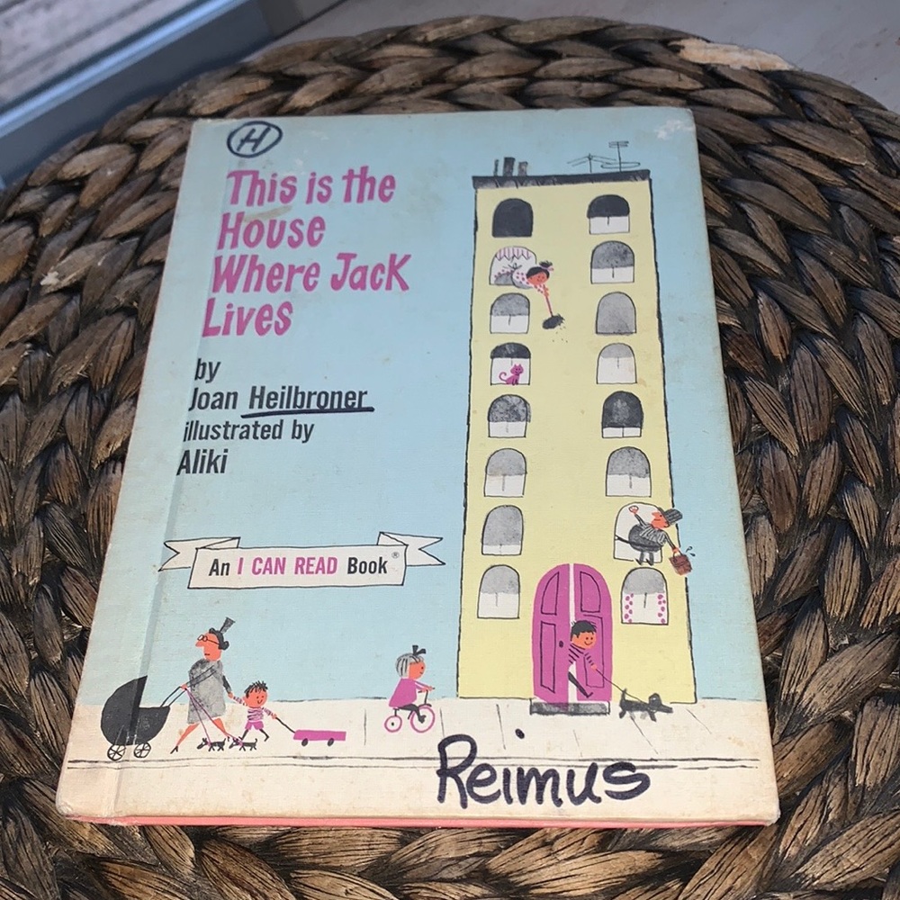 THIS IS THE HOUSE WHERE JACK LIVES (I CAN READ) By Joan Heilbroner  acceptable